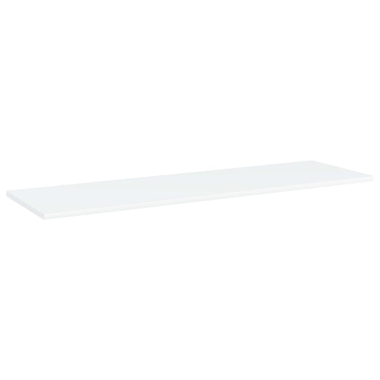805395 vidaXL Bookshelf Boards 8 pcs White 100x30x1,5 cm Engineered Wood