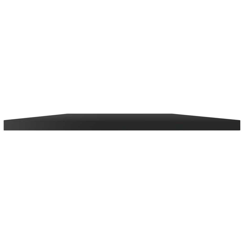 805407 vidaXL Bookshelf Boards 8 pcs High Gloss Black 100x30x1,5 cm Engineered Wood