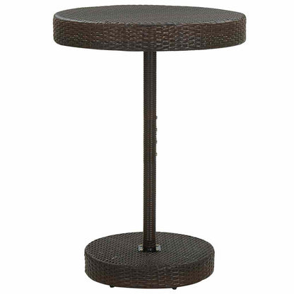 vidaXL Garden Bar Set | Brown | PE rattan | Medium | Seats Many | Garden Bar Set