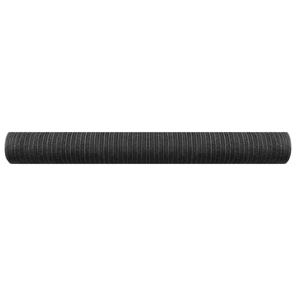 vidaXL Privacy Net Anthracite 3.6x25 m HDPE 150 g/m²