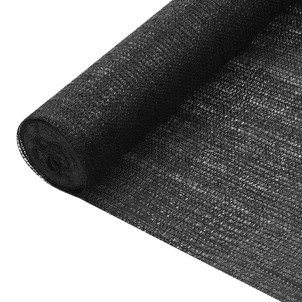 vidaXL Privacy Net Black 1,2x10 m HDPE 75 g/m²