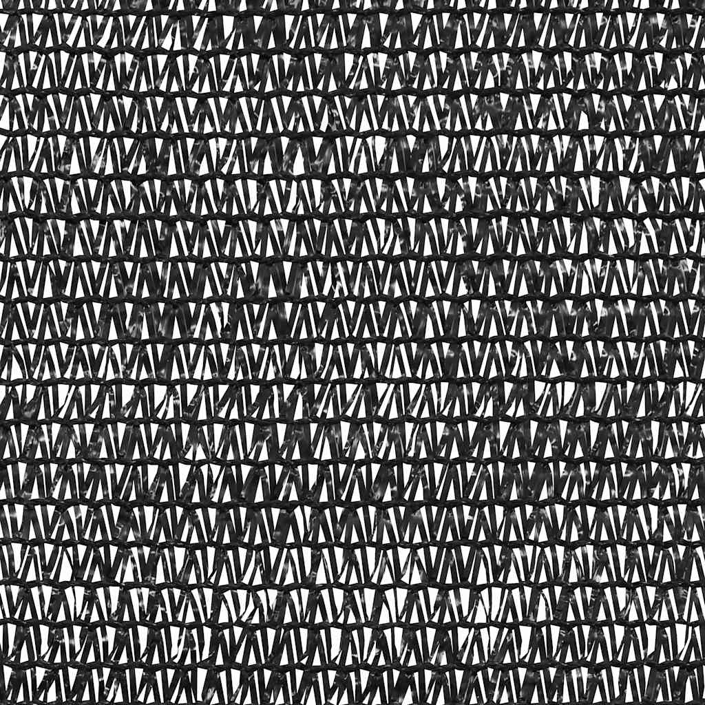 vidaXL Privacy Net Black 1,2x10 m HDPE 75 g/m²