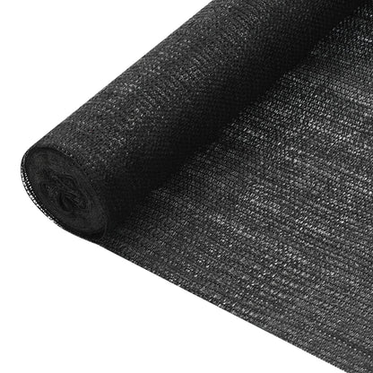 vidaXL Privacy Net Black 1,8x25 m HDPE 75 g/m²
