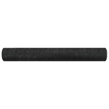 vidaXL Privacy Net Black 1.8x25 m HDPE 75 g/m²