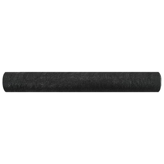 vidaXL Privacy Net Black 1.8x25 m HDPE 75 g/m²
