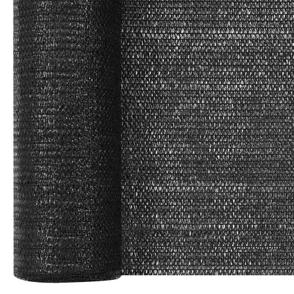 vidaXL Privacy Net Black 1,8x25 m HDPE 75 g/m²