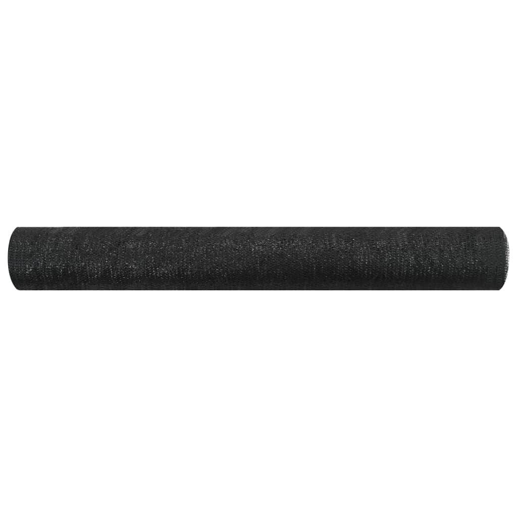vidaXL Privacy Net Black 1.8x50 m HDPE 75 g/m²