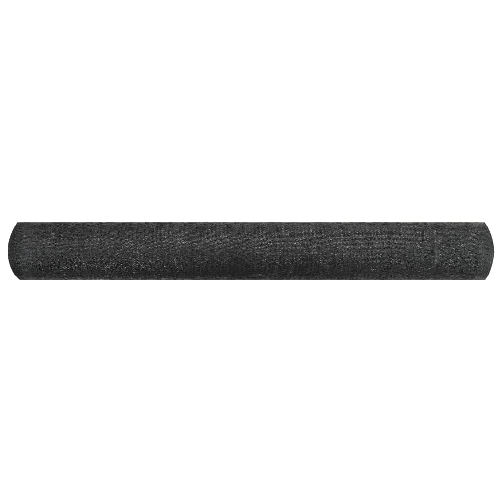 vidaXL Privacy Net Black 1.2x25 m HDPE 150 g/m²