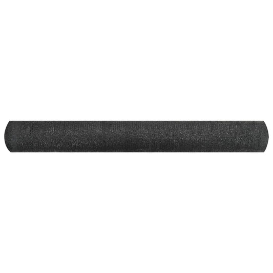 vidaXL Privacy Net Black 1.2x25 m HDPE 150 g/m²