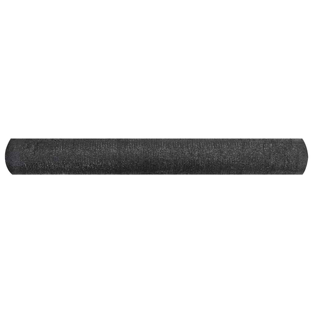vidaXL Privacy Net Black 1.5x25 m HDPE 150 g/m²