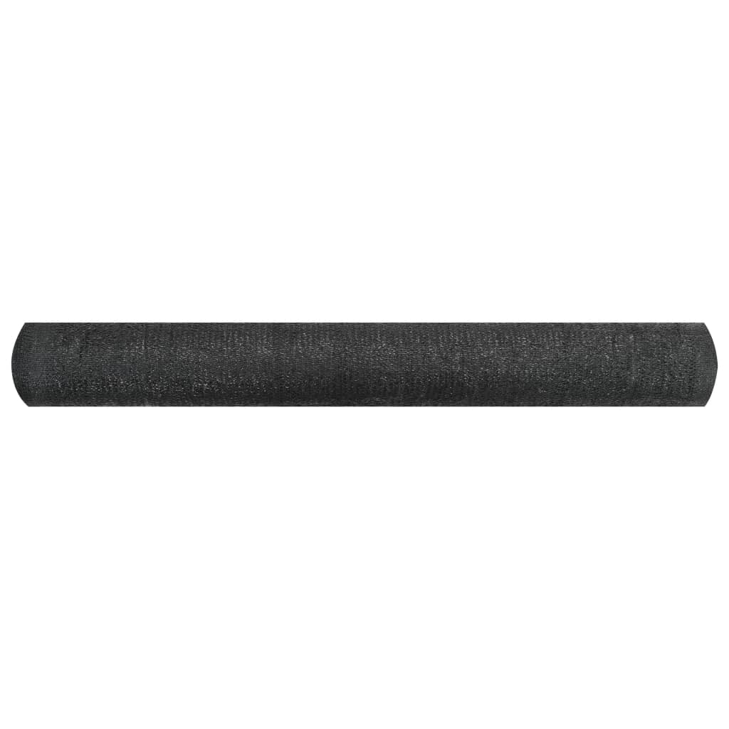 vidaXL Privacy Net Black 1.2x50 m HDPE 195 g/m²