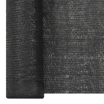 vidaXL Privacy Net Black 1.2x50 m HDPE 195 g/m²