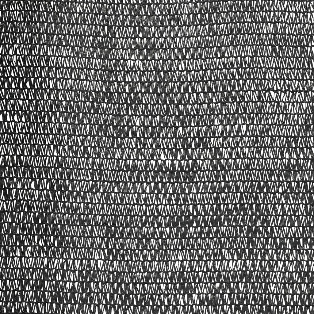 vidaXL Privacy Net Black 1.2x50 m HDPE 195 g/m²