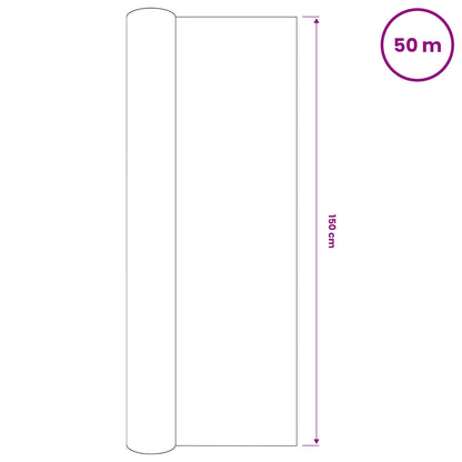 vidaXL Privacy Net Green 1,5x50 m HDPE 75 g/m²