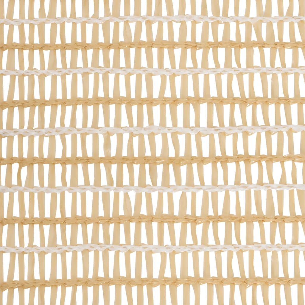 vidaXL Privacy Net Beige 3,6x10 m HDPE 75 g/m²