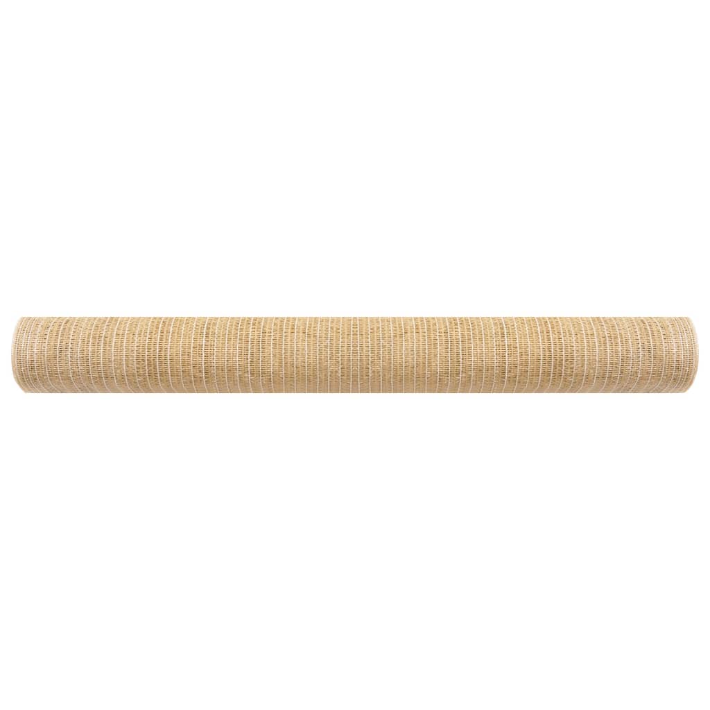 vidaXL Privacy Net Beige 1.5x50 m HDPE 195 g/m²