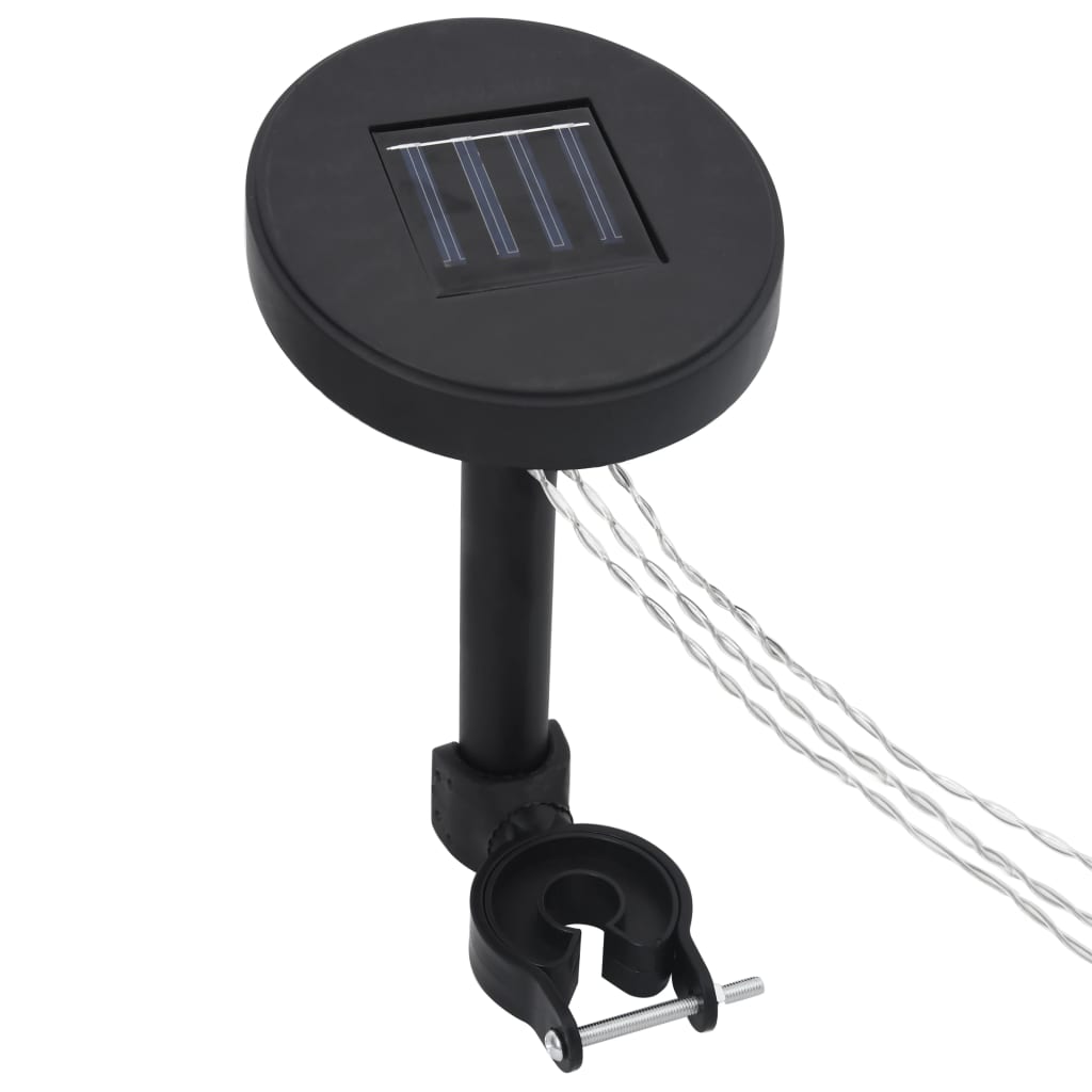 vidaXL Gazebo LED String Lights with Solar Panel