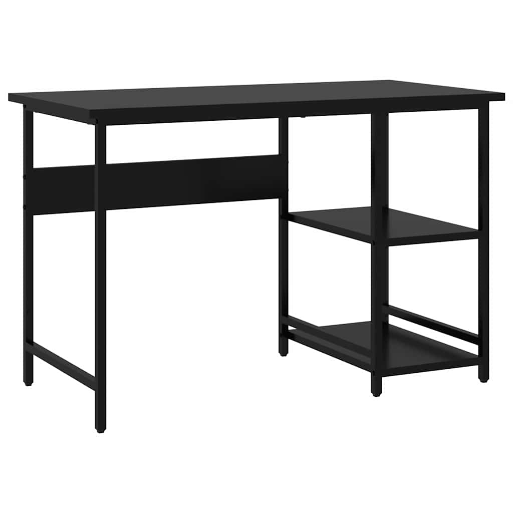 20550 vidaXL Computer Desk Black 105x50x72 cm MDF and Metal