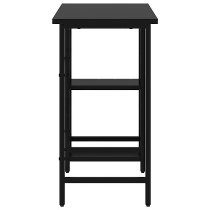 20554 vidaXL Computer Desk Black 80x40x72 cm MDF and Metal