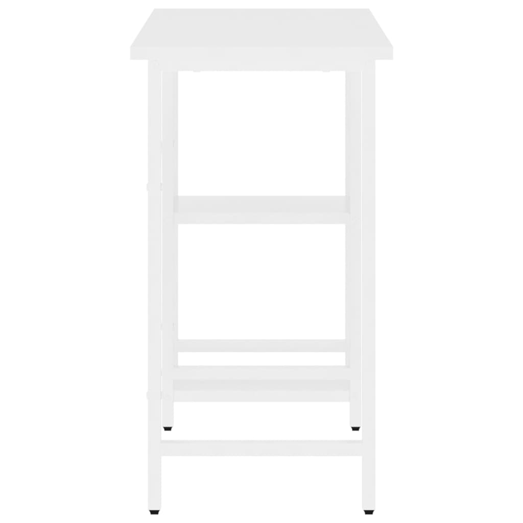 vidaXL Computer Desk | White | MDF | 80x40x72 cm |  Durable  | Computer Desk