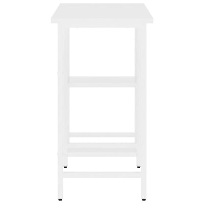 vidaXL Computer Desk | White | MDF | 80x40x72 cm |  Durable  | Computer Desk