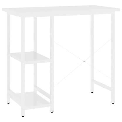 vidaXL Computer Desk | White | MDF | 80x40x72 cm |  Durable  | Computer Desk