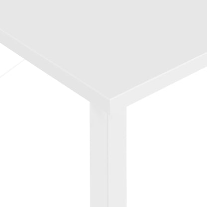 vidaXL Computer Desk | White | MDF | 80x40x72 cm |  Durable  | Computer Desk