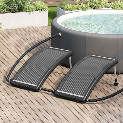 vidaXL Curved Pool Solar Heating Panels 2 pcs 110x65 cm