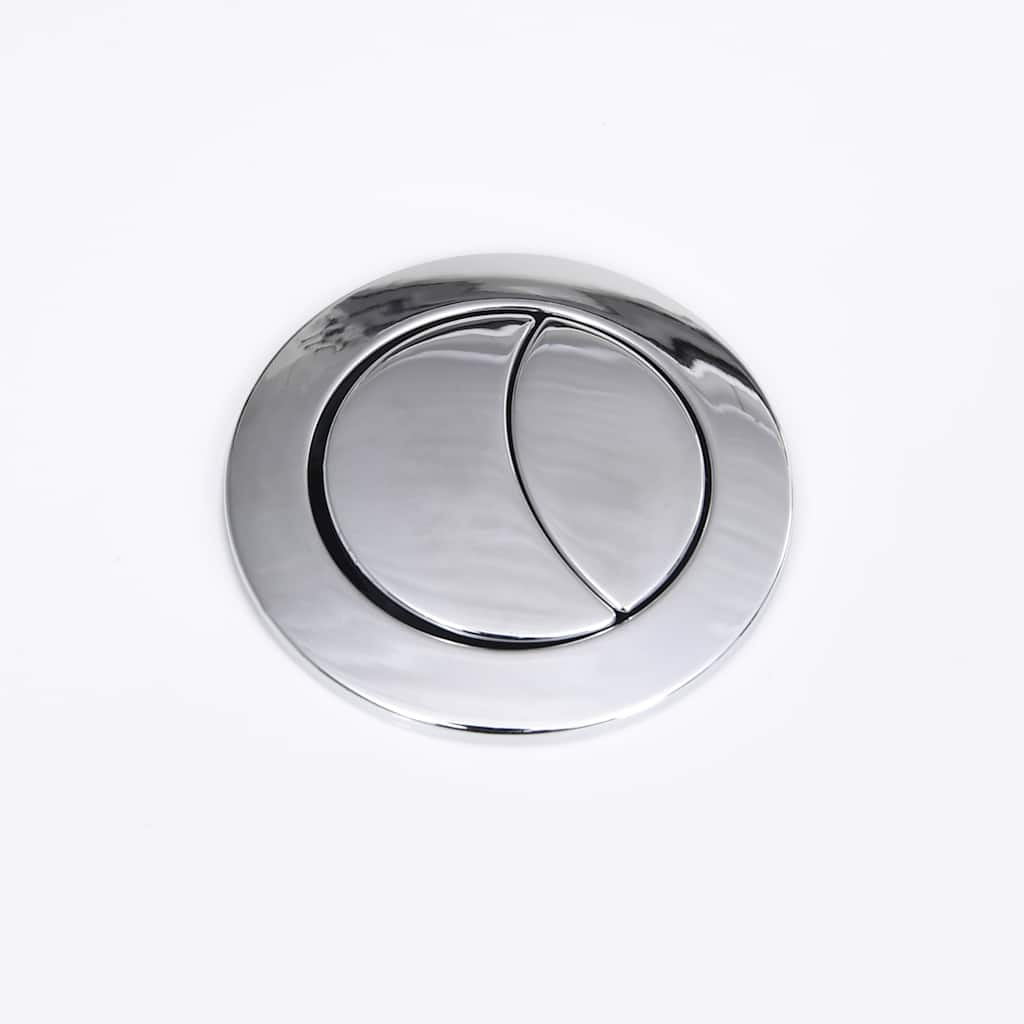 vidaXL WC Ceramic Toilet Bathroom Round Toilet Bottom Water Flow White