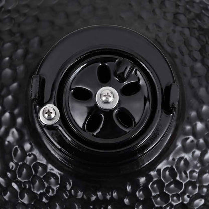 vidaXL 2-in-1 Kamado Barbecue Grill Smoker Ceramic 56 cm Black