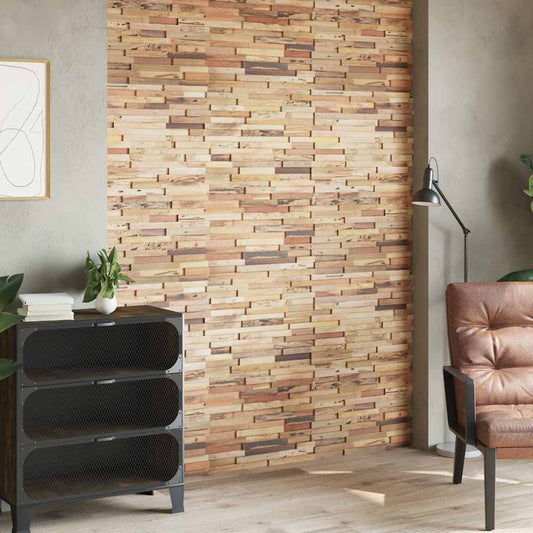 vidaXL Wall Cladding Panels 10 pcs 1,03 m² Recycled Teak Wood