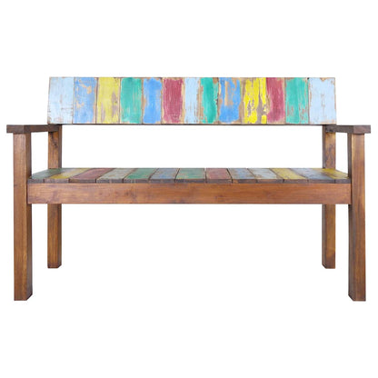 326182 vidaXL Bench 115 cm Solid Reclaimed Wood