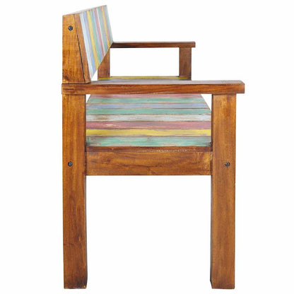326182 vidaXL Bench 115 cm Solid Reclaimed Wood