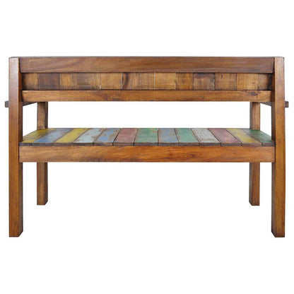 326182 vidaXL Bench 115 cm Solid Reclaimed Wood