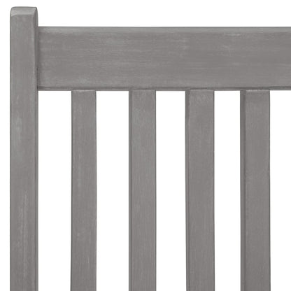 vidaXL Garden Chair | Set of 6 | Grey | Solid Acacia Wood | Standard | Foldable