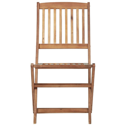 vidaXL Garden Chair | Set of 6 | Natural wood | Solid acacia wood | Large