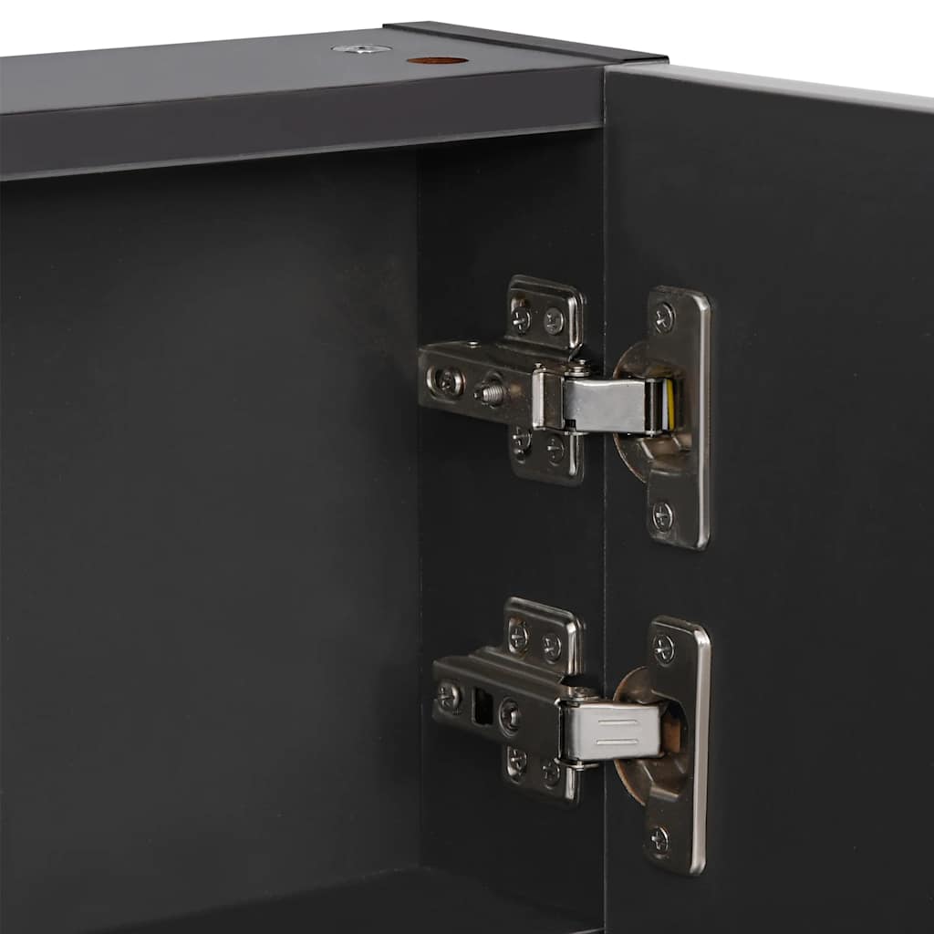 vidaXL LED Bathroom Mirror Cabinet 89x14x62 cm