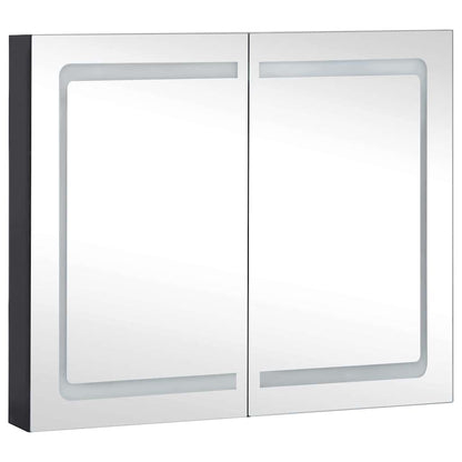 325545 vidaXL LED Bathroom Mirror Cabinet 80x12,2x68 cm
