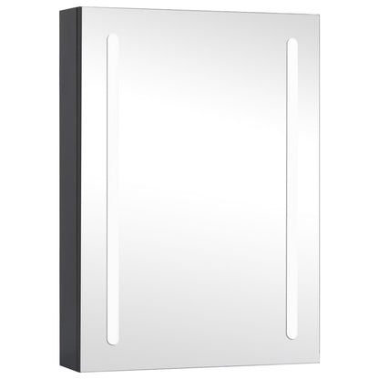 vidaXL LED Bathroom Mirror Cabinet 50x13x70 cm