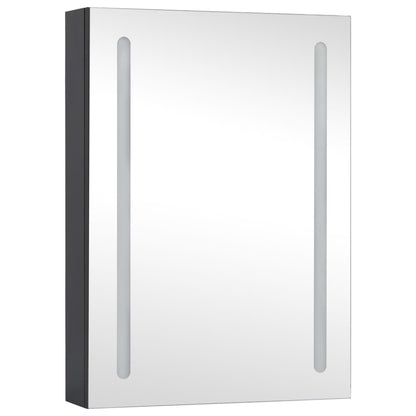 vidaXL LED Bathroom Mirror Cabinet 50x13x70 cm