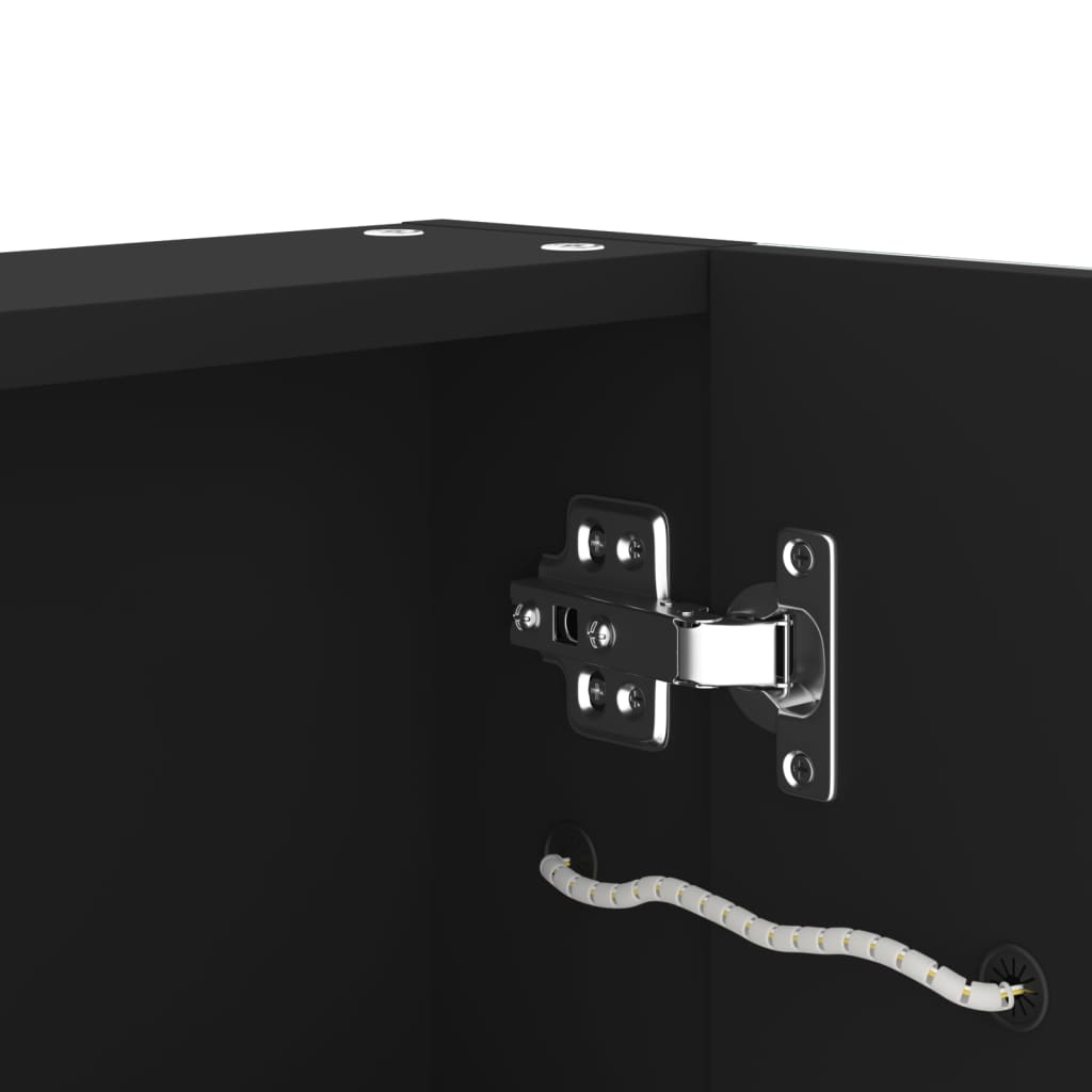 vidaXL LED Bathroom Mirror Cabinet 50x13x70 cm
