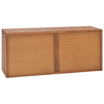 vidaXL TV Cabinet 90x30x40 cm Solid Teak Wood