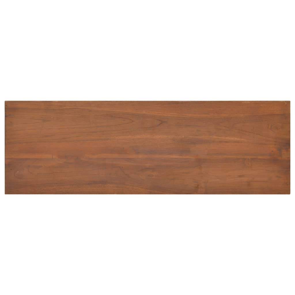 vidaXL TV Cabinet 90x30x40 cm Solid Teak Wood