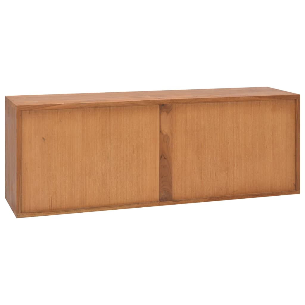 vidaXL TV Cabinet 110x30x40 cm Solid Teak Wood