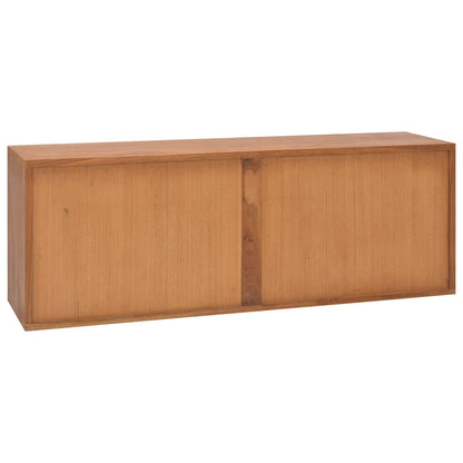 vidaXL TV Cabinet 110x30x40 cm Solid Teak Wood