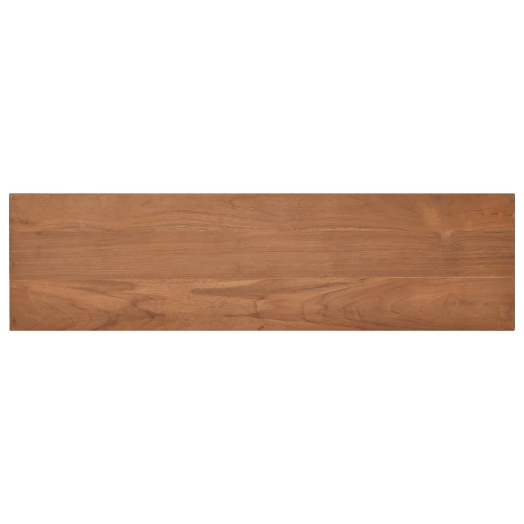 vidaXL TV Cabinet 110x30x40 cm Solid Teak Wood