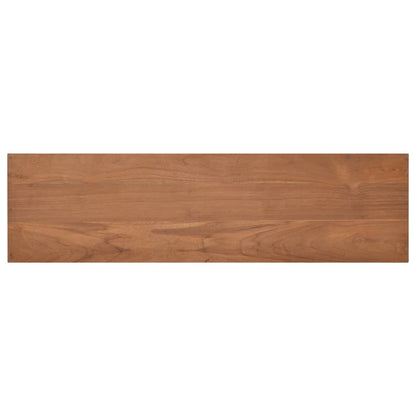 vidaXL TV Cabinet 110x30x40 cm Solid Teak Wood