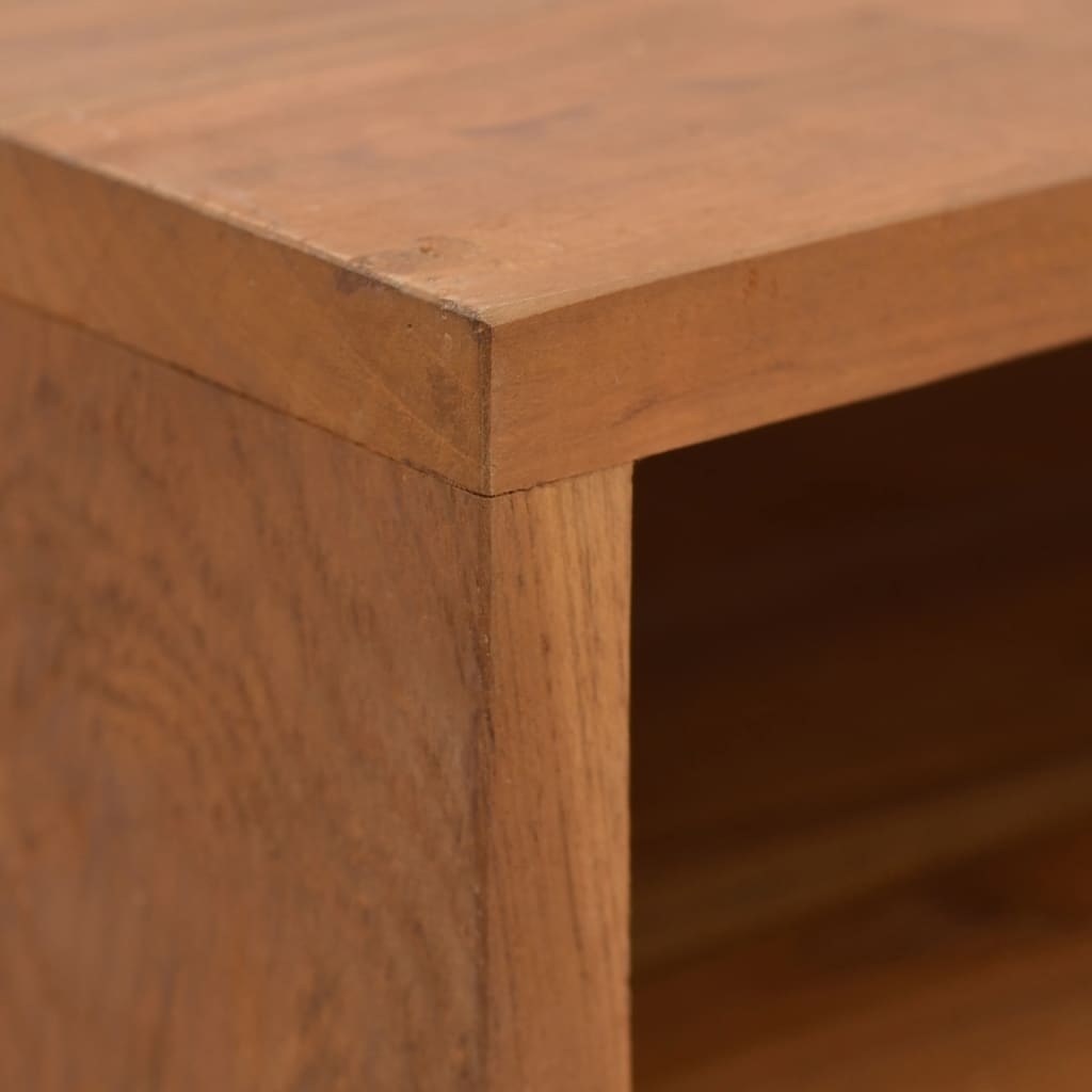 vidaXL TV Cabinet 110x30x40 cm Solid Teak Wood