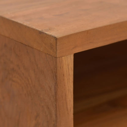 vidaXL TV Cabinet 110x30x40 cm Solid Teak Wood