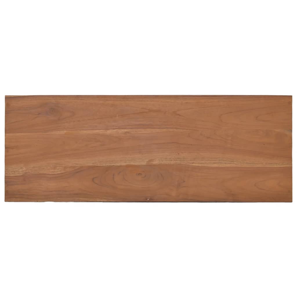 vidaXL Console Table 80x30x80 cm Solid Teak Wood